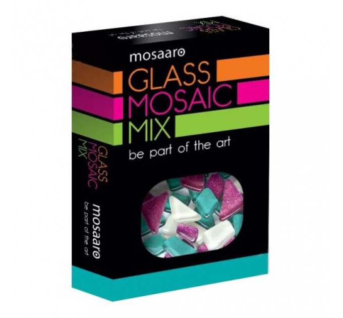 Creativity kit "Mosaic mix: white, turquoise, glitter purple" MA5004 (227496)