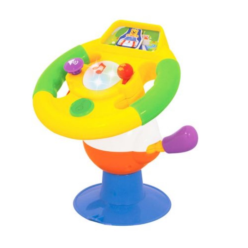 Іграшка на присосці KIDDI SMART – Розумне кермо (укр) Пластик Різнобарв'я (227805)