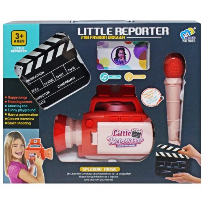 Ігровий набір "Маленький репортер" (рожевий) Пластик Рожевий (232488)