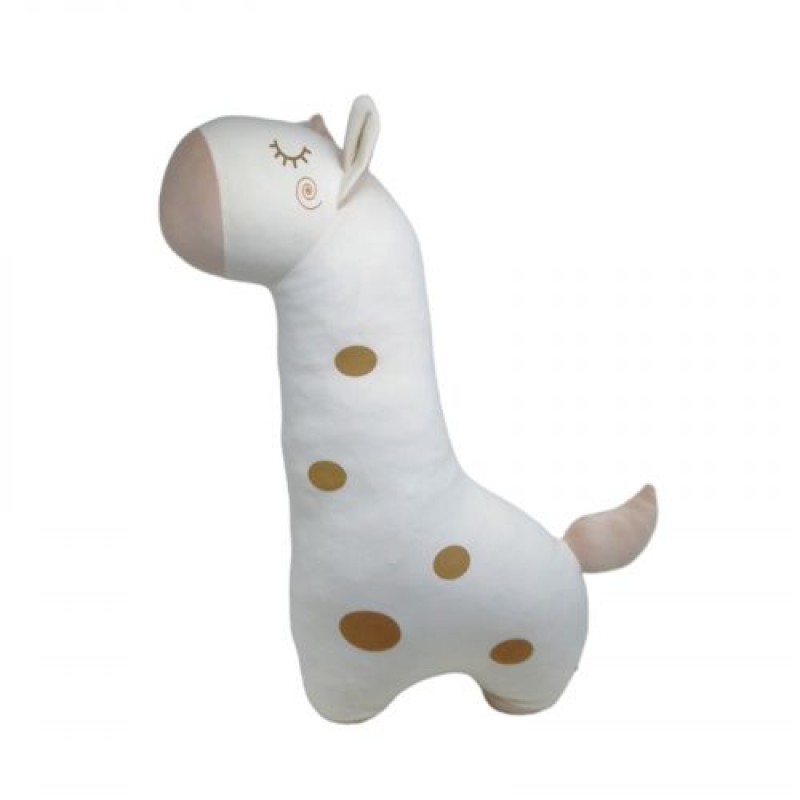 Мʼяка іграшка-обіймашка "Жираф", 70 см Комбінований Молочний (235028)