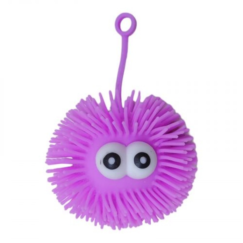 Іграшка-антистресс "Їжачок-глазастик" (фіолетовий) Гума Фіолетовий (235058)