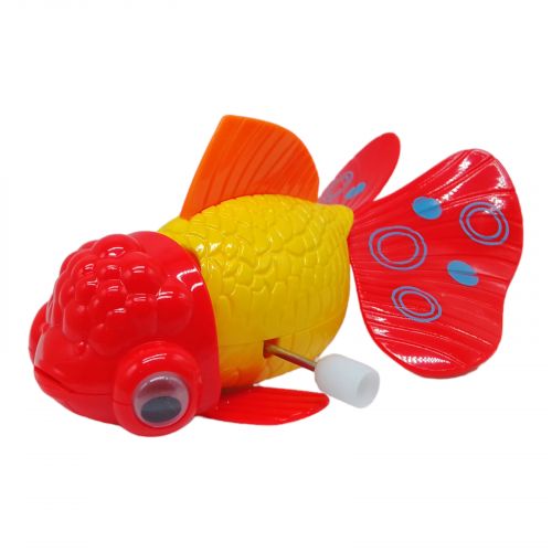 Заводна іграшка "Золота рибка" (жовта) Пластик Жовтий (236422)