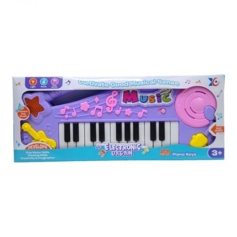 Дитяче піаніно "Electronic Organ" (бузковий) Пластик Бузковий (238679)