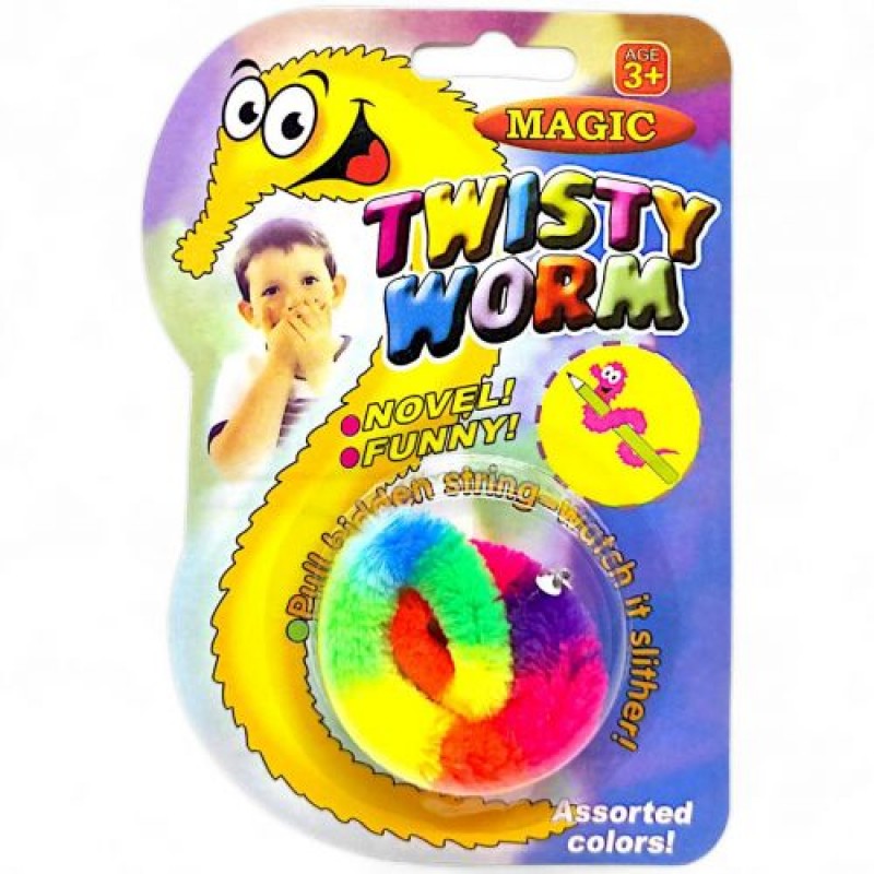 Іграшка "Magic Twisty Worm" (пухнастик Байлі) Комбінований Різнобарв'я (241839)