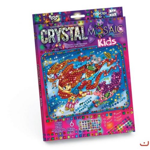Набор для креативного творчества "CRYSTAL MOSAIC KIDS", "Пони" CRMk-01-03