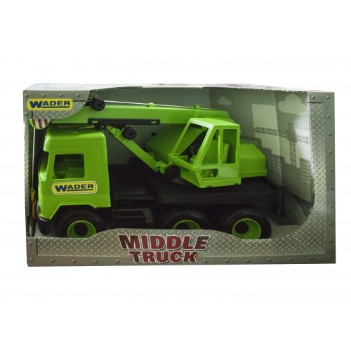 Автокран "Middle truck" (зелений) Пластик Зелений (41028)