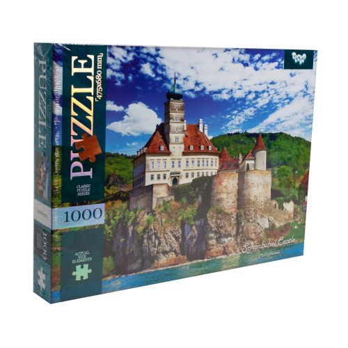 Пазли "Замок Шёнбюель, Австрія", 1000 елементів Комбінований Різнобарв'я (55876)