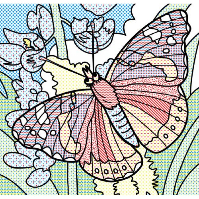 Водні розмальовки "Метелики" (укр) Папір Різнобарв'я (160084)