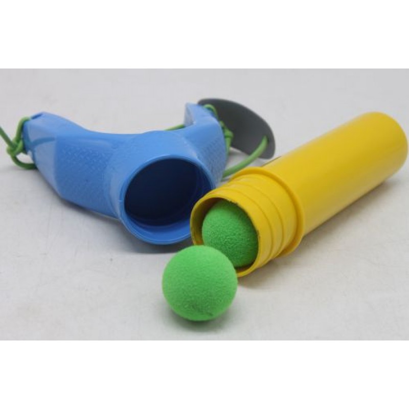 Дитяча іграшка "Бешкетниця Рогатка з кульками" Пластик Жовтий (215105)