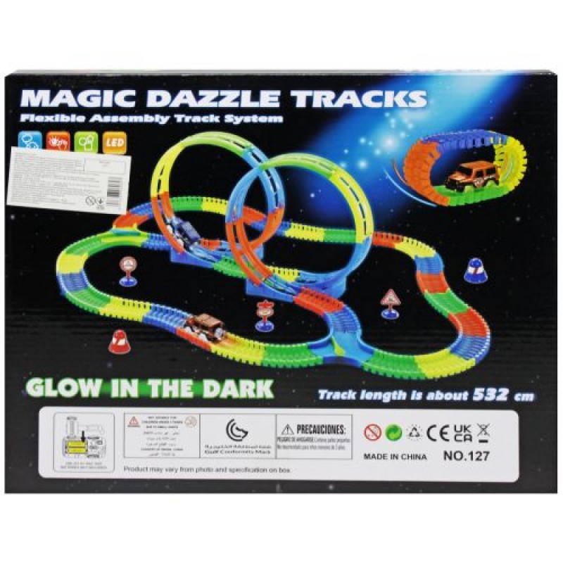 Трек "Magic Dazzle Track", 278 елем. Пластик Різнобарв'я (223943)