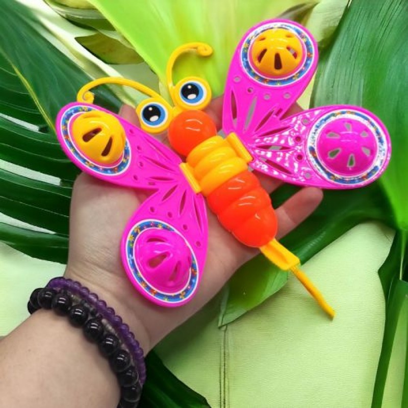 Каталочка з ручкою "Метелик", мікс видів Пластик Різнобарв'я (237891)