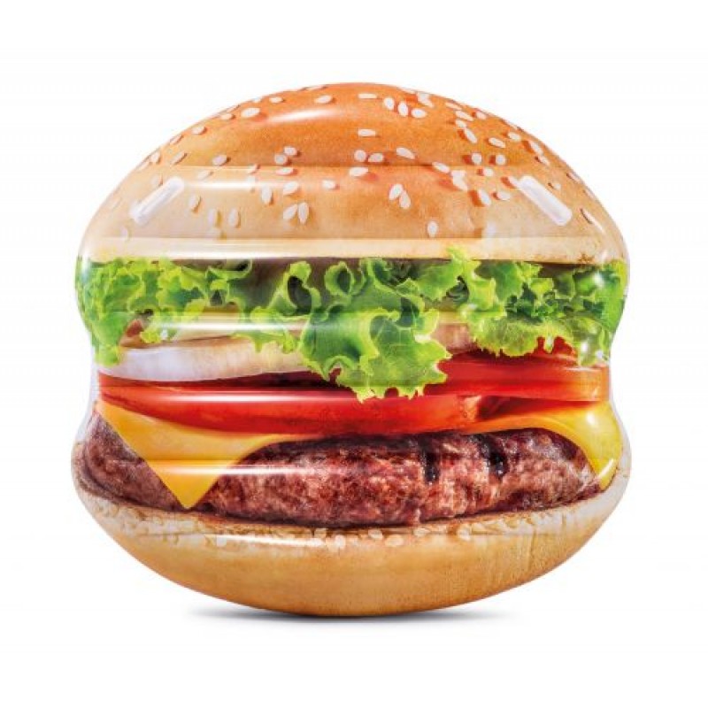 Надувний матрац "Гамбургер" Вініл Різнобарв'я (102290)