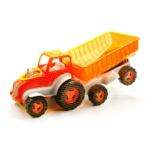 Трактор с прицепом (оранжевый) 5013