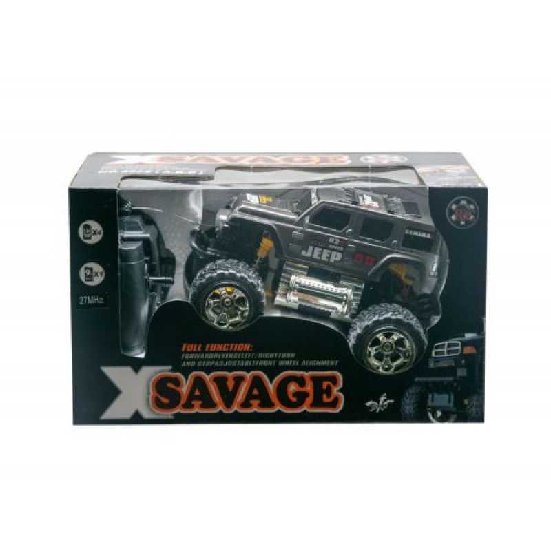 Машинка "Savage: Внедорожник" на радиоуправлении (серая)