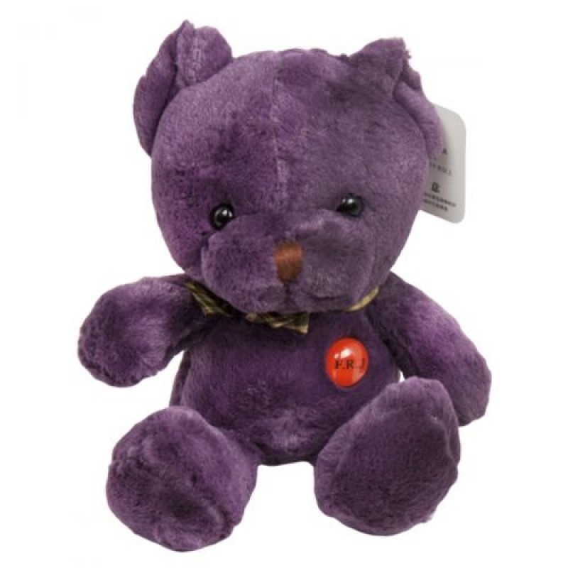 Мягкая игрушка "Медведь", 25 см (фиолетовый)
