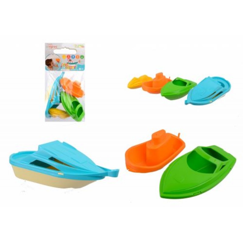Набір іграшок для купання "Водний транспорт" (4 шт) Комбінований Різнобарвний (133647)