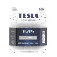 Батарейки TESLA AAA SILVER+ (LR03), 4 штуки