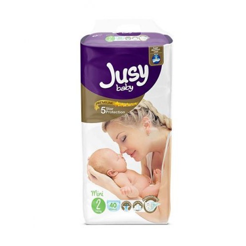Детские подгузники "Jusy mini" 2 (3-6 кг) Jmini40