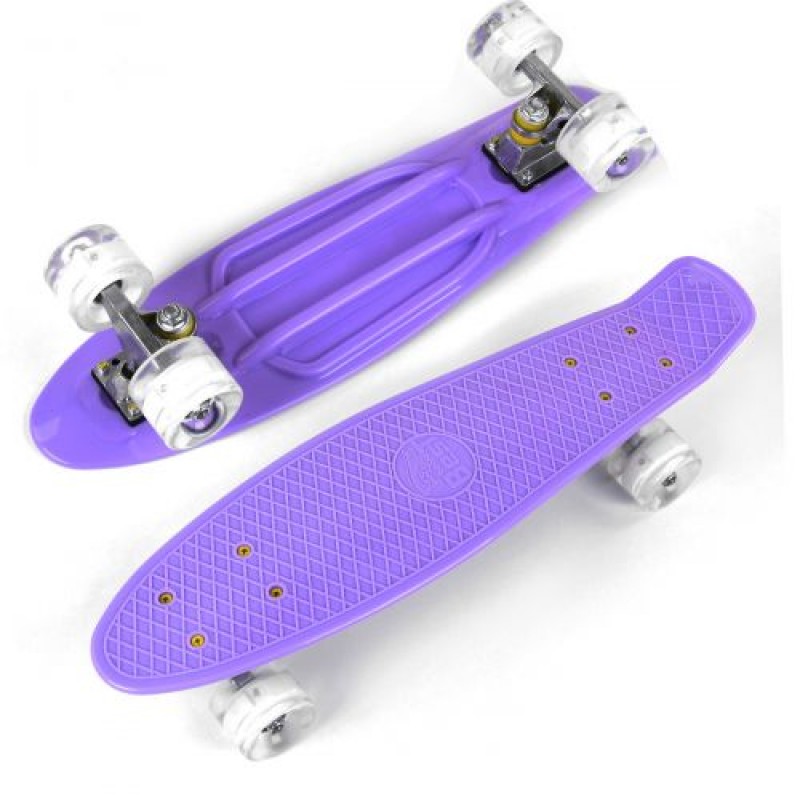 99620 [6502] Скейт Пенни борд 6502 (8) Best Board, доска=55см, колёса PU со светом, диаметр 6см