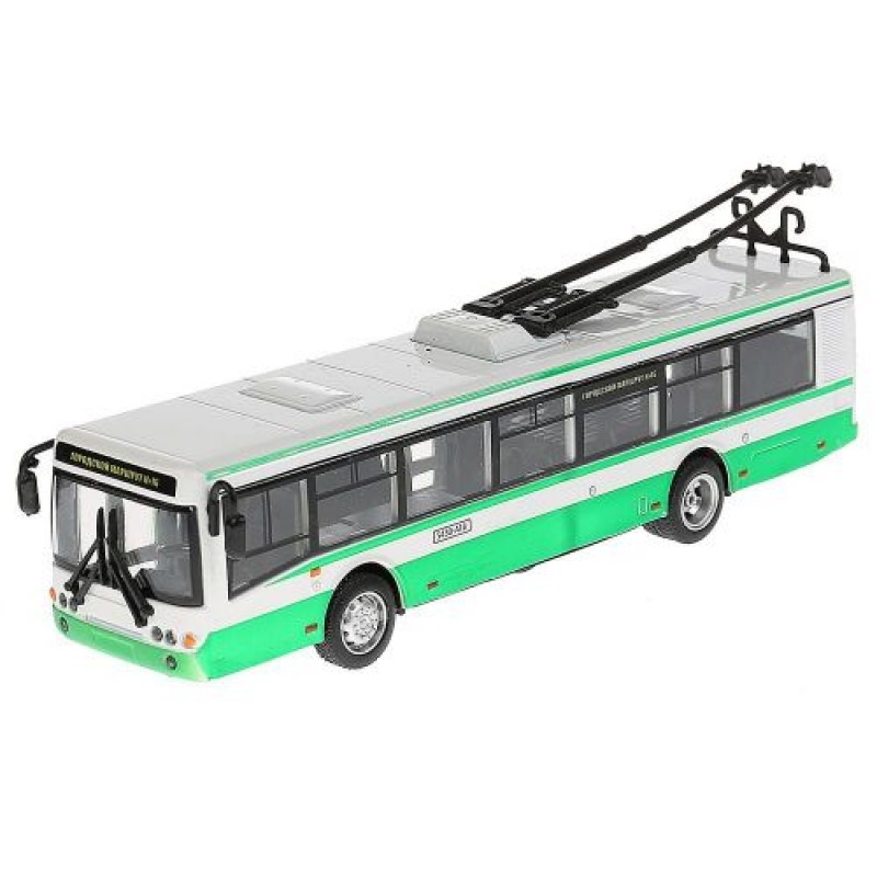 Уценка. Троллейбус "Fast Wheels", зеленый - повреждена упаковка 6407A