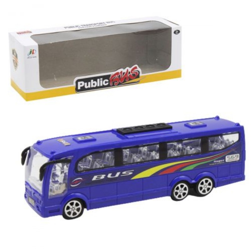 Уценка. Автобус "Public Bus", синий - повреждена упаковка