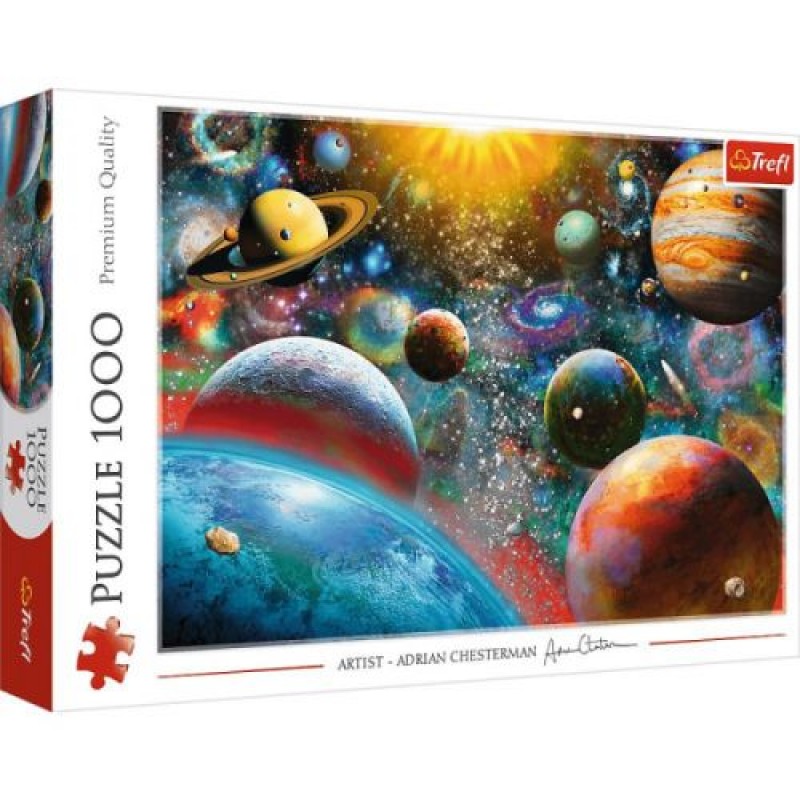Пазли "Космос", 1000 елементів Комбінований Різнобарвний (164088)