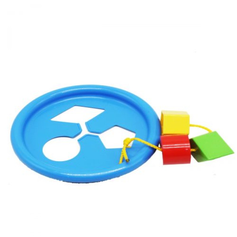 Іграшка розвиваюча "Логічне кільце" 5 ел, (синя) Пластик Різнобарв'я (172310)