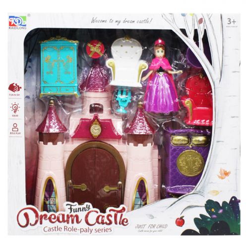 Замок для ляльок "Dream Castle" Пластик Рожевий (175028)