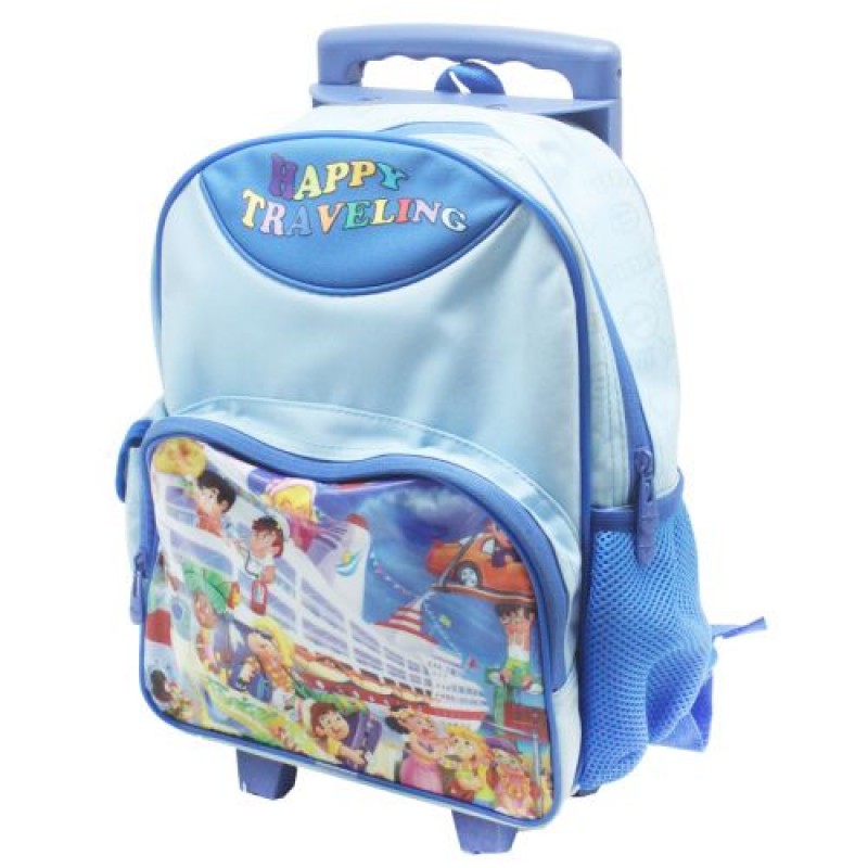 Дитячий рюкзак "Happy Travelin", блакитний Комбінований Блакитний (188600)