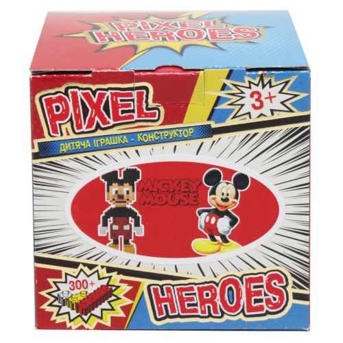 Конструктор "Pixel Heroes: Міккі Маус", 407 дет. Пластик Різнобарв'я (197806)