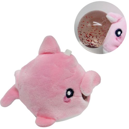 Плюшева іграшка-антистрес "Рожева рибка" Комбінований Рожевий (202095)