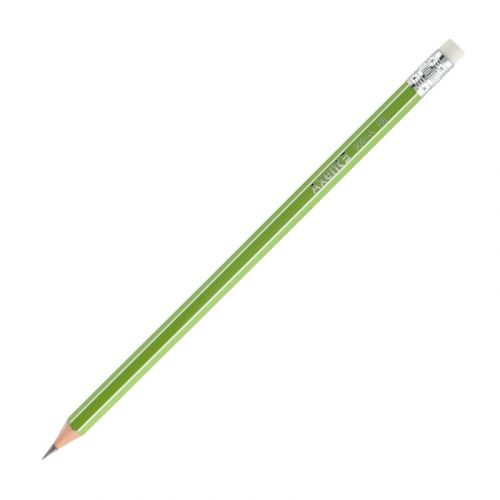 Олівець графітний 9001-А, НВ, ціна за 1 шт, туба (216553)