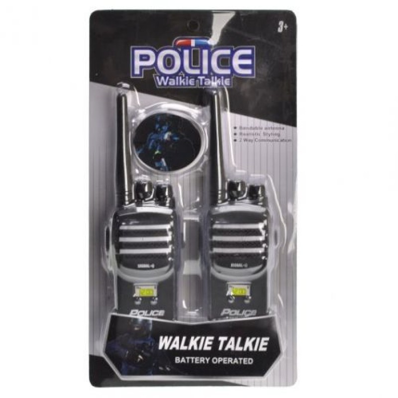 Уцінка. Набір з раціями "Police Walkie Talkie" Одна рація не працює, немає металевої частини у відсіку для батарейок (217131)