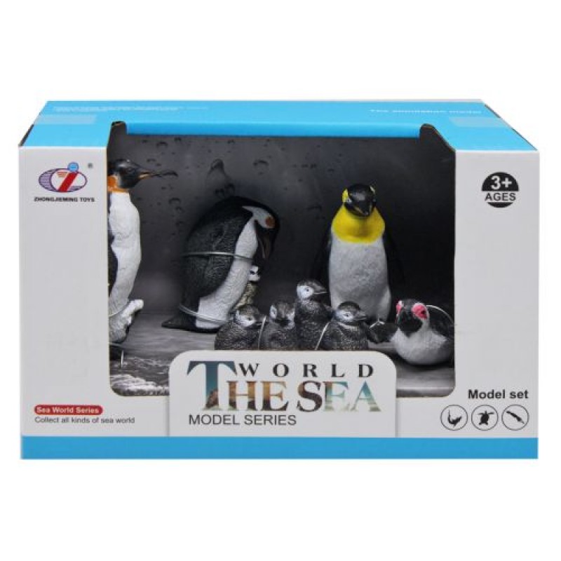 Набір фігурок "World Model Series: Пінгвіни" (вид 3) Пластик Різнобарв'я (219350)