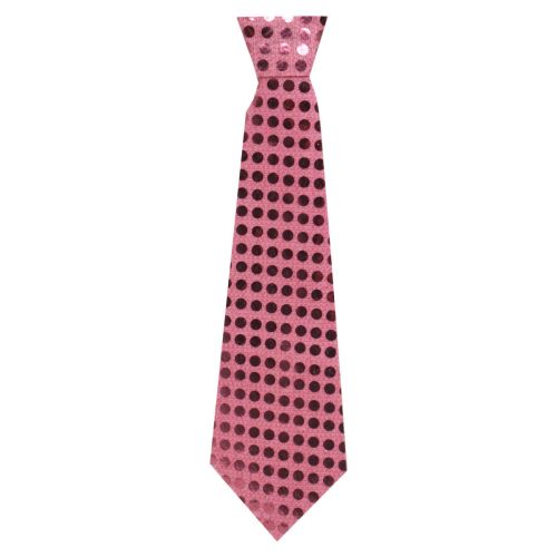 Краватка на резинці святкова, рожевий Комбінований Рожевий (221922)