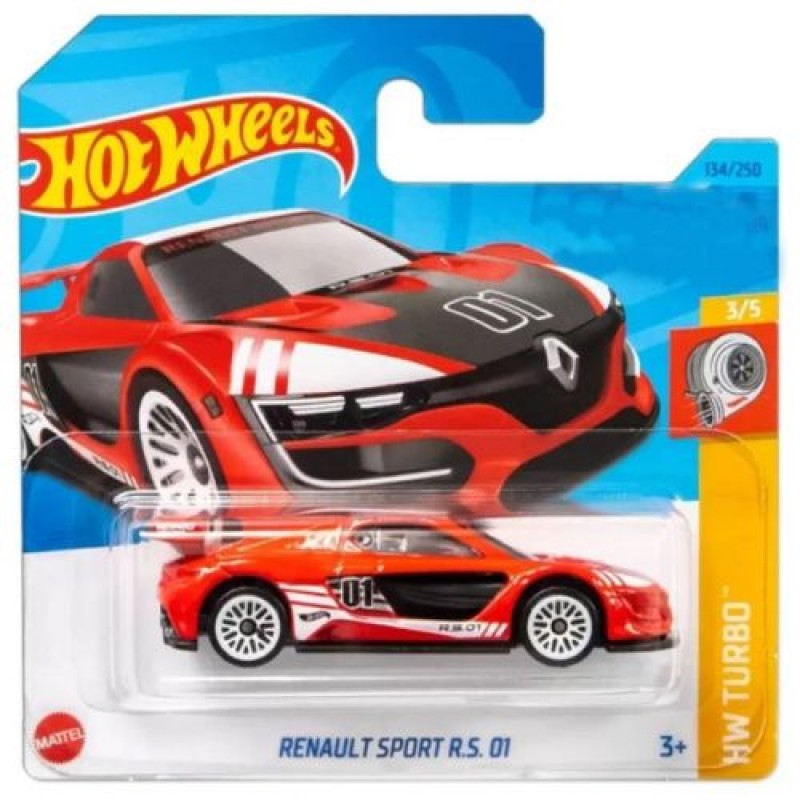 Машинка "Hot Wheels: Renault Sport R.S 01" (оригінал) Металл Різнобарв'я (222894)
