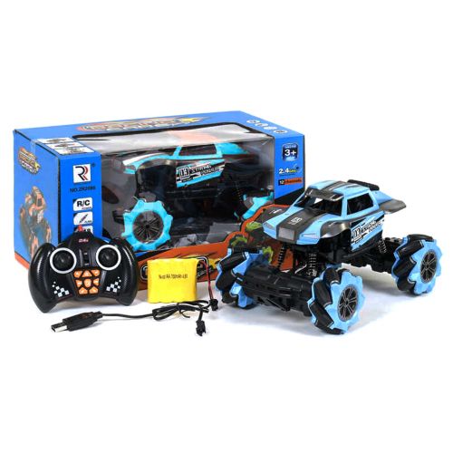 Уцінка. Машинка на радіоуправлінні "Racing Car" на роликових колесах (блакитна) - немає живленя від юсб (228799)