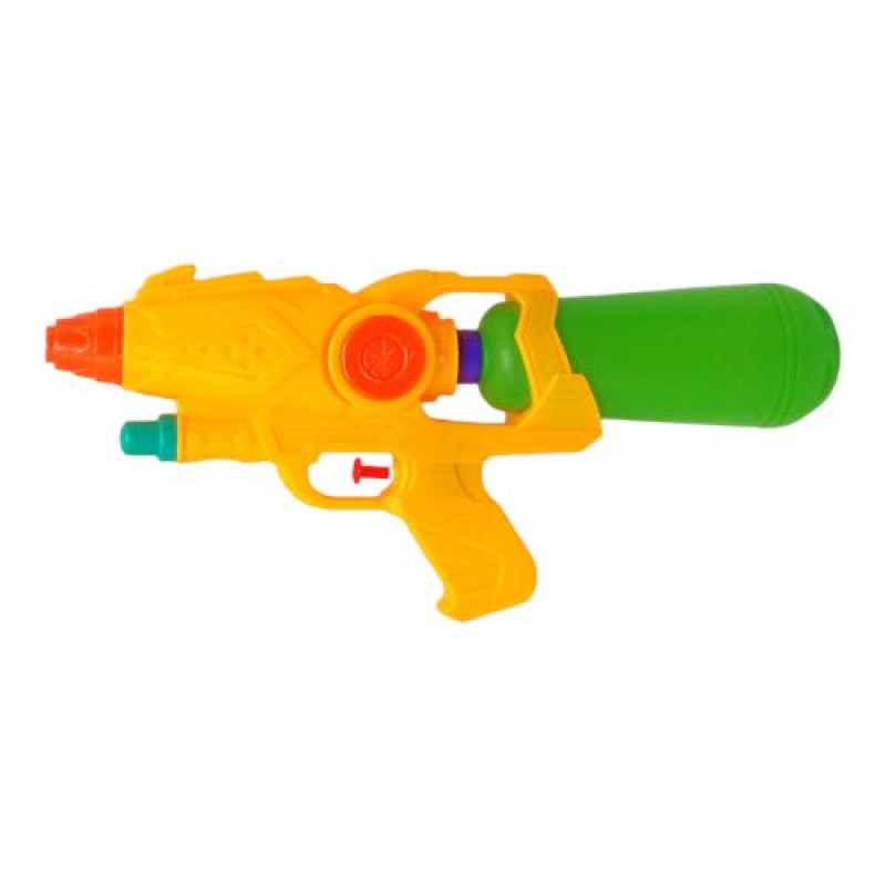 Водний пістолет пластиковий (33 см.), жовтий Пластик Різнобарв'я (241418)