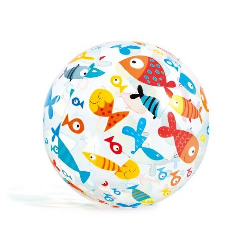 Надувний м'яч "Рибки", 51 см Вініл Різнобарв'я (46933)