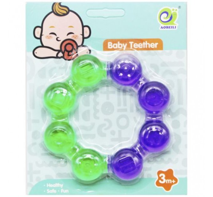 Прорізувач із водою "Baby teether " Комбінований Різнобарв'я (212390)