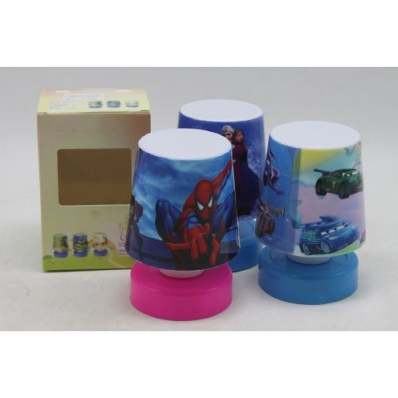 Дитячий нічник LED "Spiderman" (11 см) Пластик Рожевий (221842)