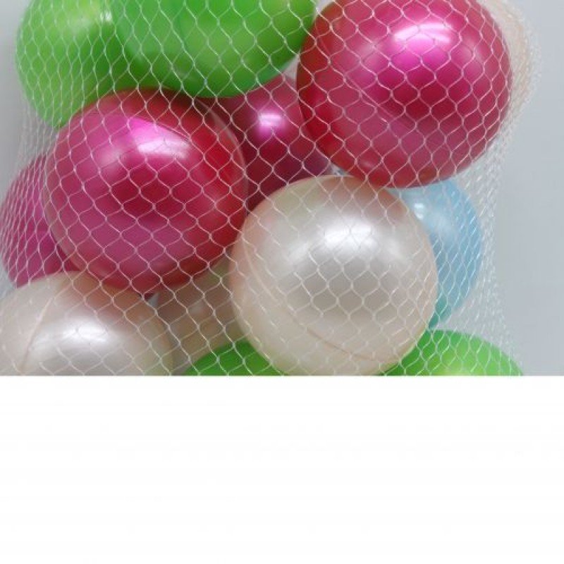 Набір кульок 70мм 20шт перламутрових в сітці 8928 ТЕХНОК (224463)