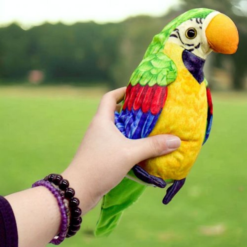 Інтерактивна іграшка "Папуга-повторюшка" (зелений) Комбінований Різнобарв'я (237931)