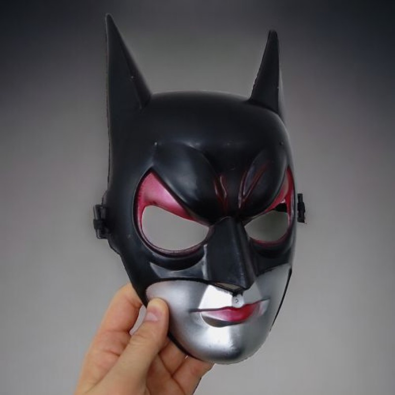 Маска карнавальна "Бетмен", на резинці Пластик Чорний (239521)