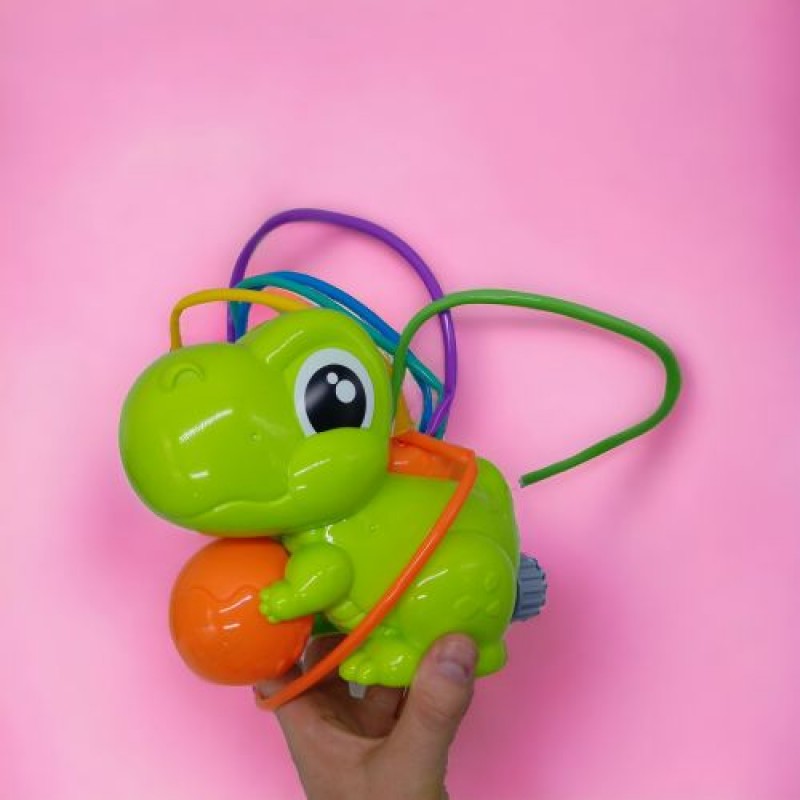 Іграшка-фонтан, пластикова "Динозаврик" Пластик Різнобарв'я (239864)