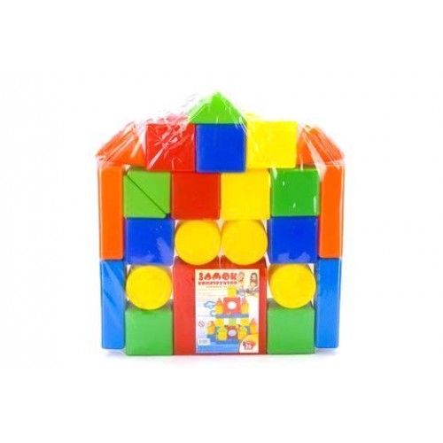 Кубики "Замок" (26 елементів) Пластик Різнобарв'я (12262)