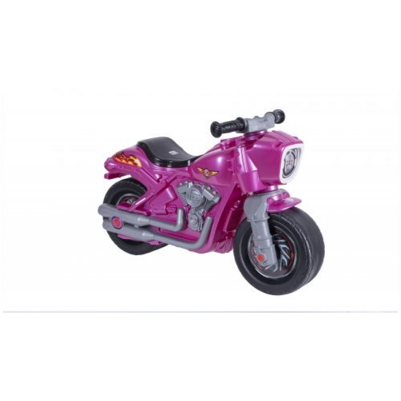 Мотоцикл 2-х колесный розовый 504_Р