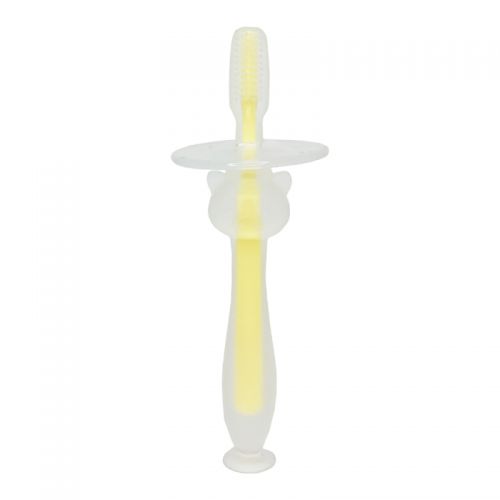 Зубна щітка з обмежувачем, жовтий Комбінований Жовтий (148505)