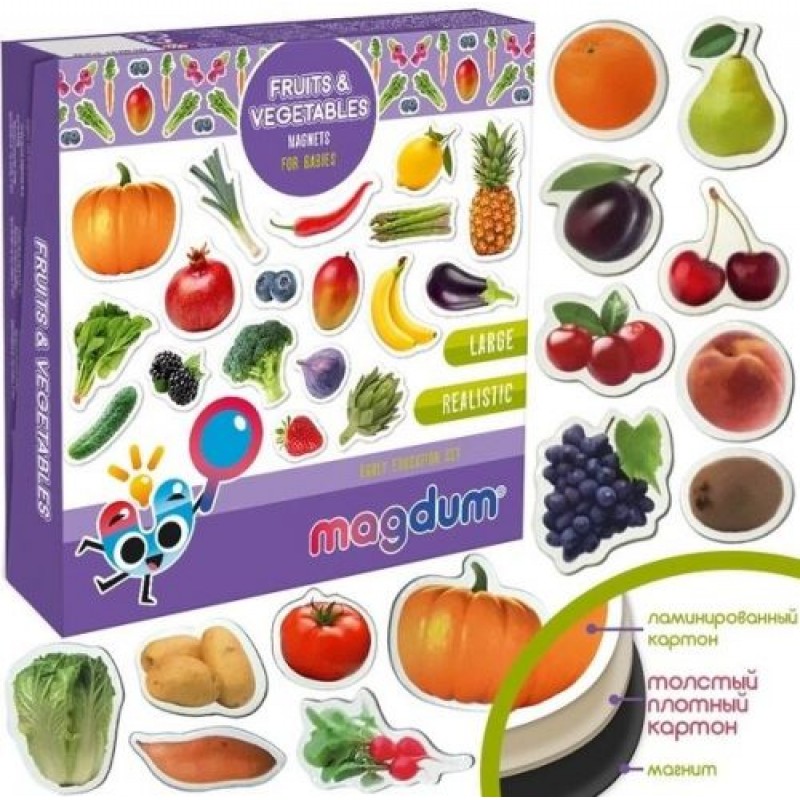 [ML4031-15 EN] Magnetic set "Fruits and vegetables" ML4031-15 EN