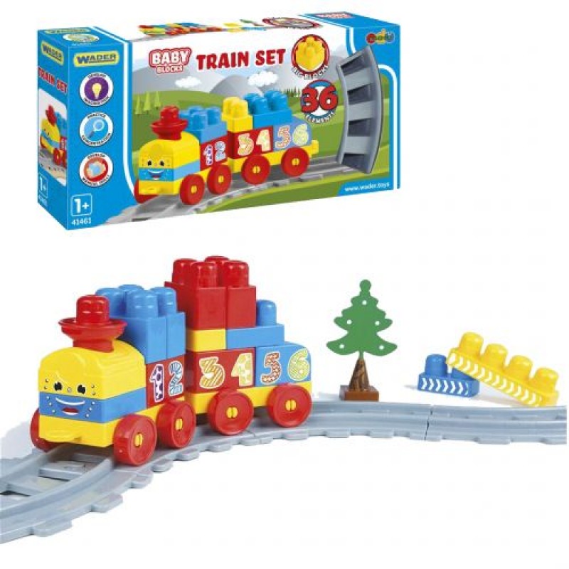 [41461] "Baby Blocks" залізниця 1,45м - 36ел.